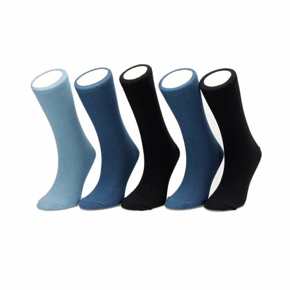 Boy's Plain Socket Socks- 5 Pairs