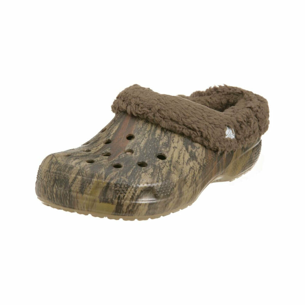 Boy's Patterned Dark Brown Slippers