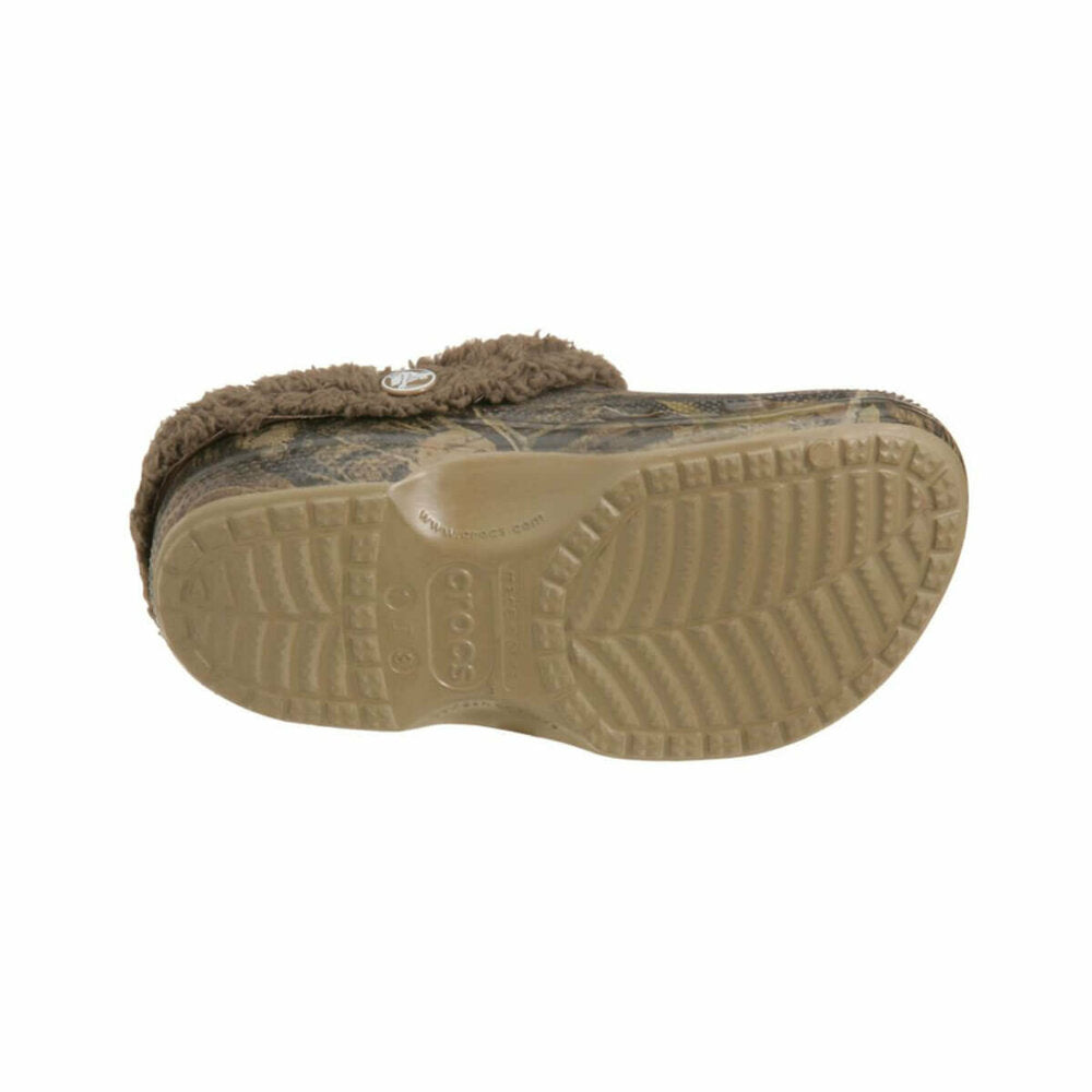 Boy's Patterned Dark Brown Slippers