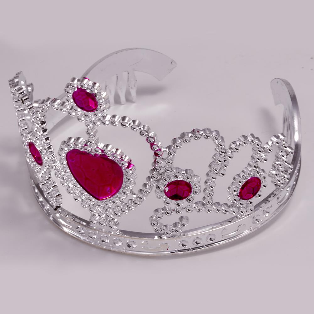Girl's Gemmed Plastic Tiara