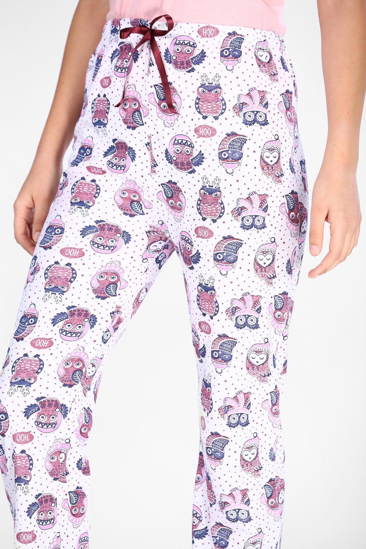 Women's Patterned Damson Pajama Pants