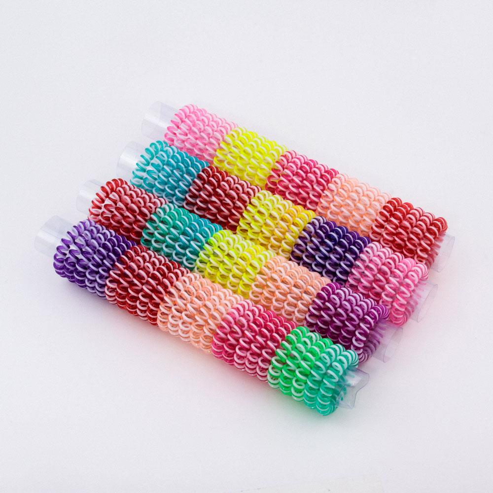 Girl's Rubber Hair Elastics- 25 Pieces