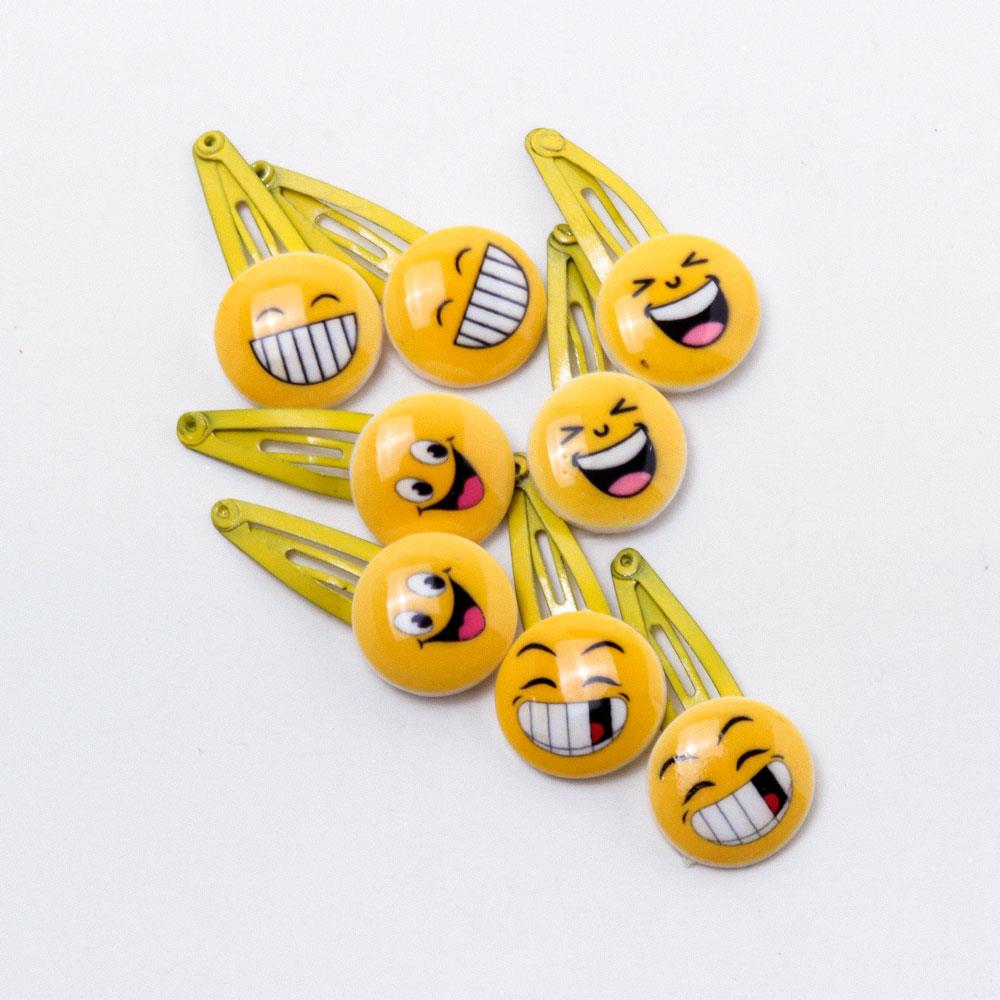 Girl's Emoji Figure Hair Clips