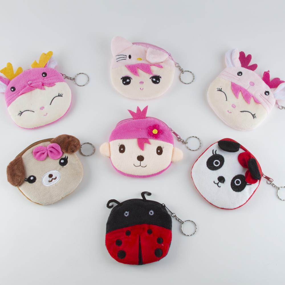 Girl's Mixed Figure Coin Wallet