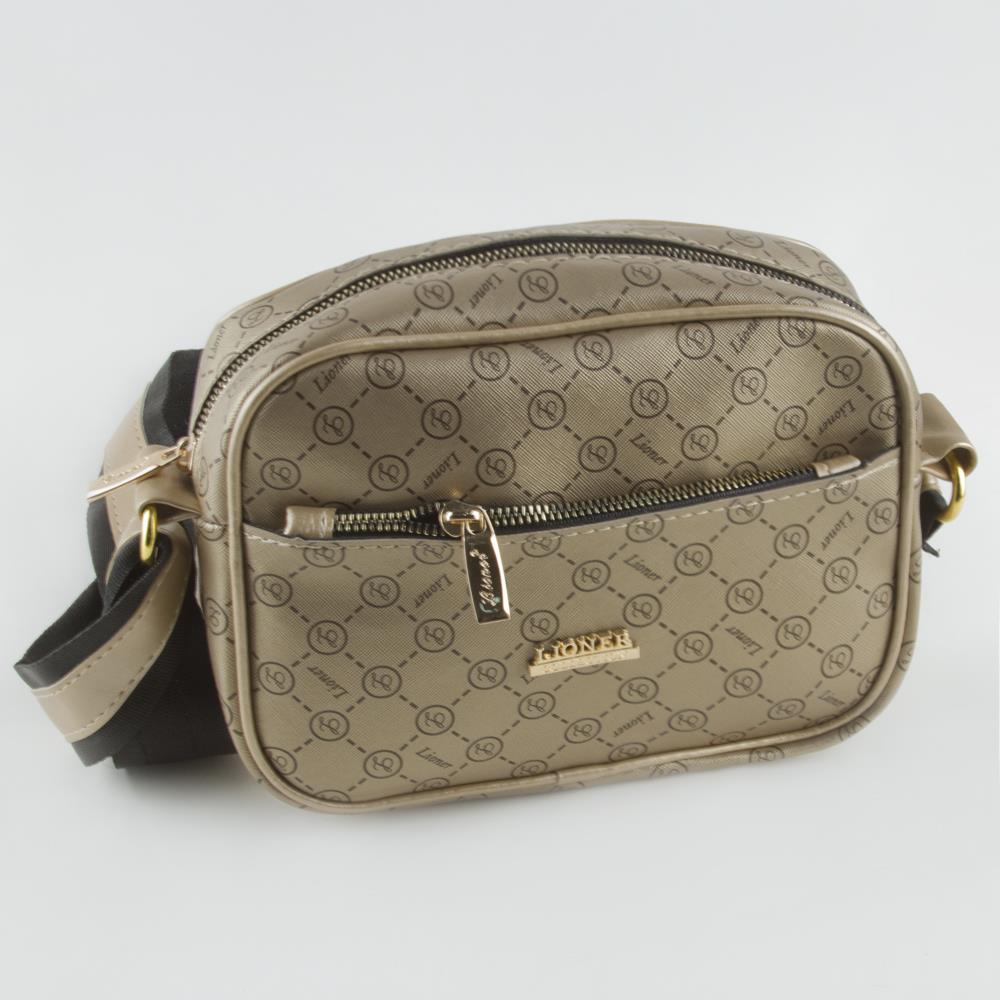 Women's Strappy Patterned Mink Bag