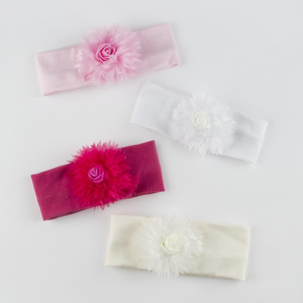 Girl's Rose Detail Elastic Hair Band