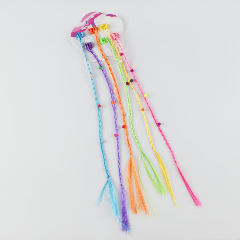 Girl's Multi-color Hair Accessory- 6 Pieces