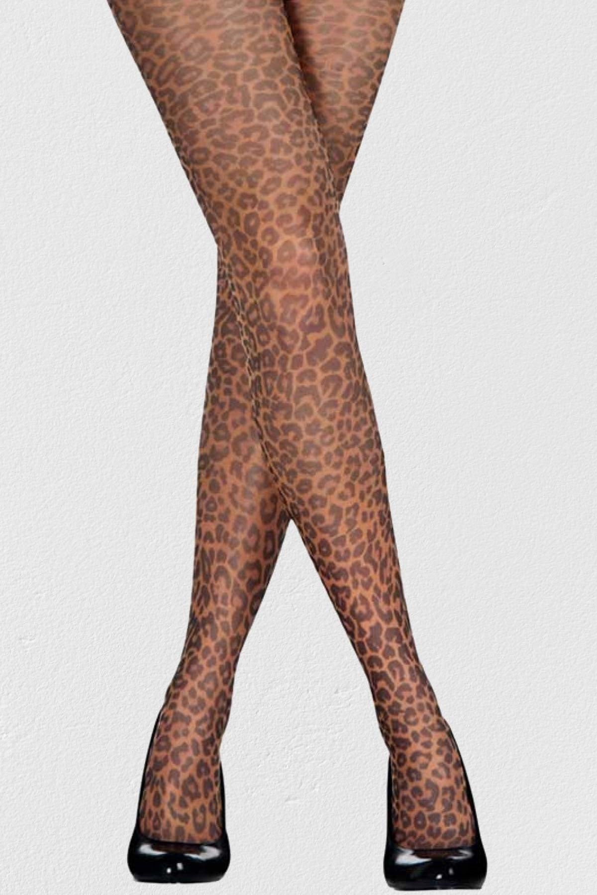 Women's Leopard Print Pantyhose