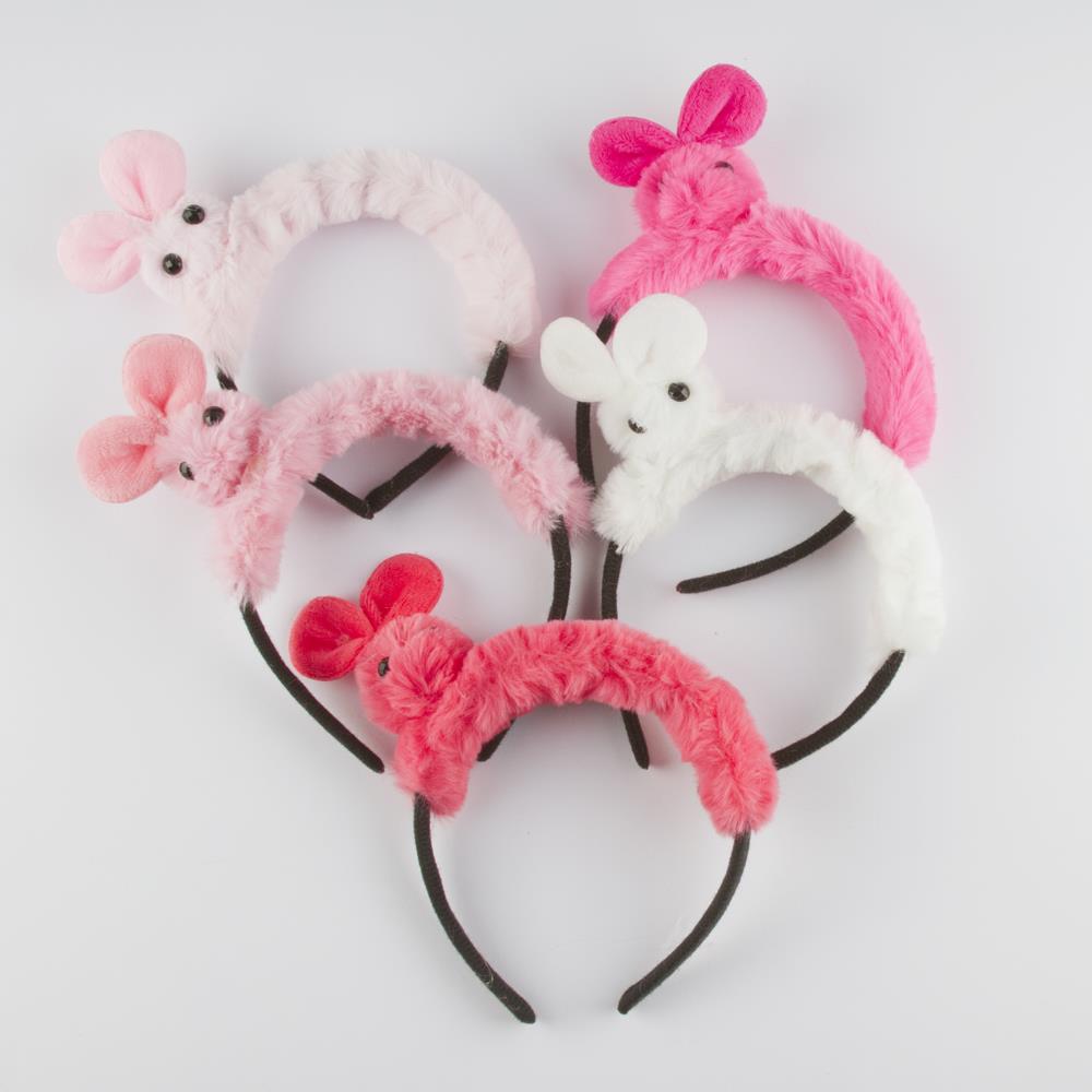 Girl's Wool Fur Detail Headband (Small)