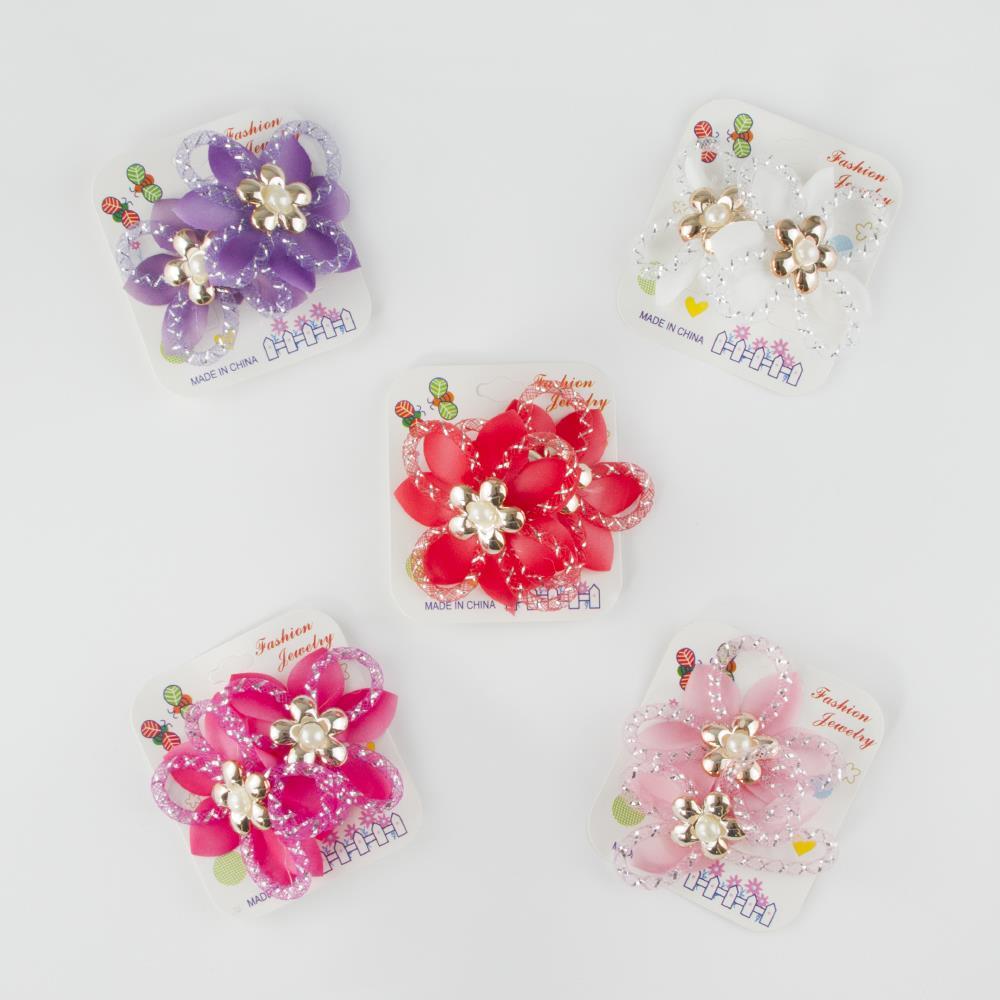 Girl's Floral Figure Hair Clip