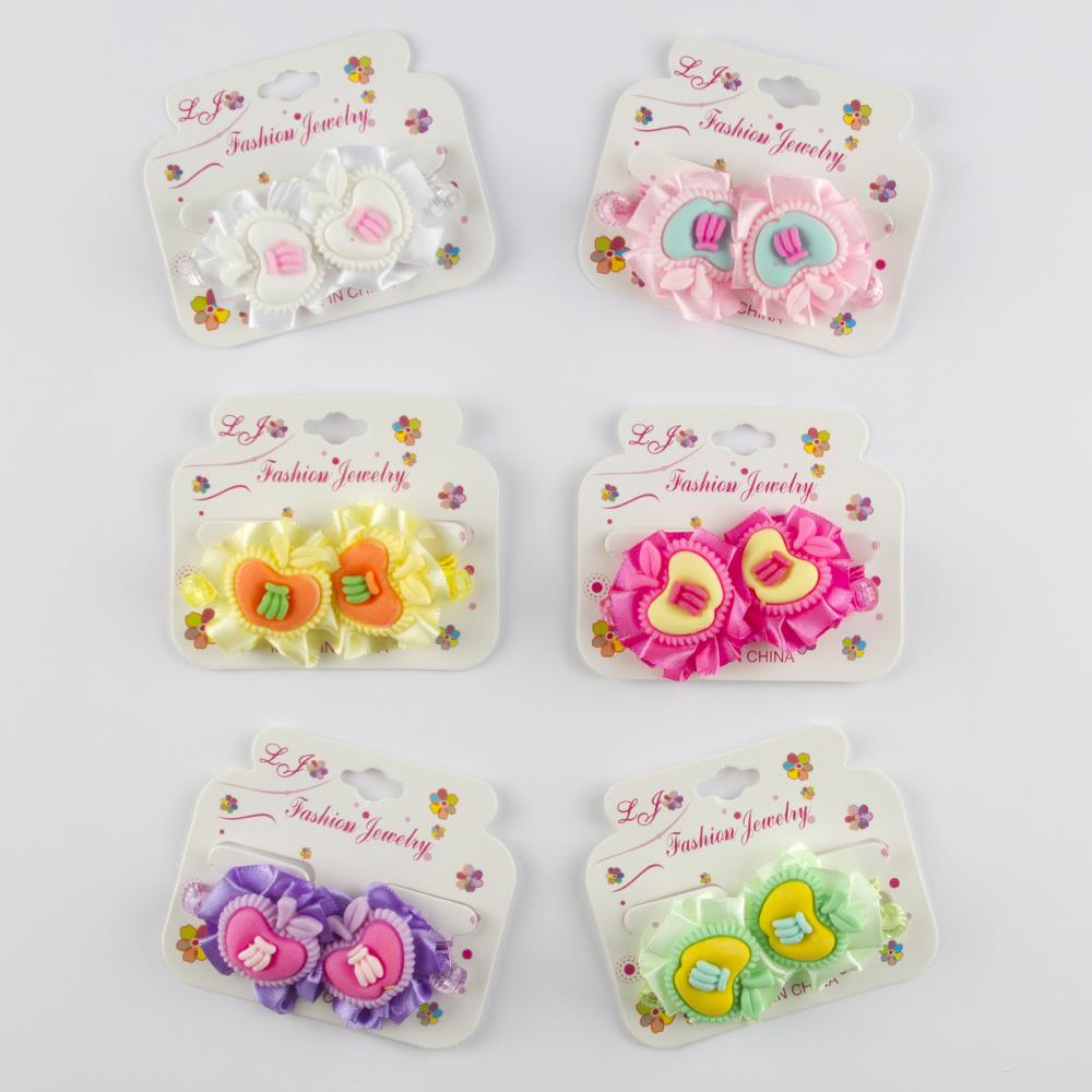 Girl's Apple Figure Elastic Hair Ties