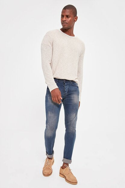 Men's Indigo Skinny Jeans