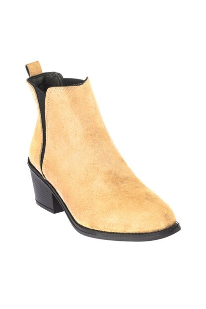 Women's Beige Suede Boot