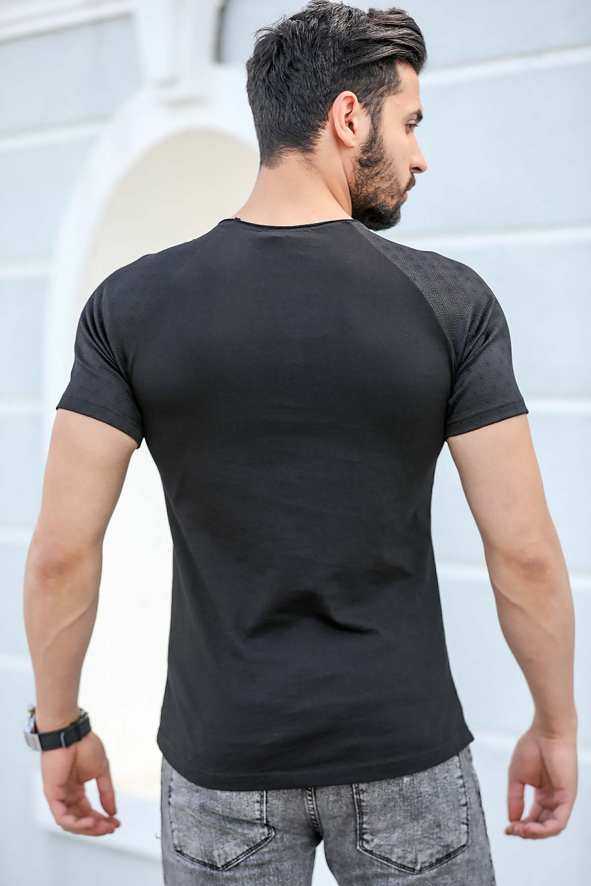 Men's Pocket Black T-shirt
