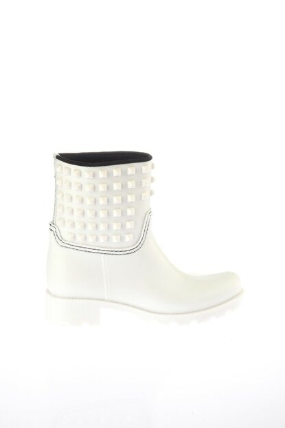 Women's White Rain Boots