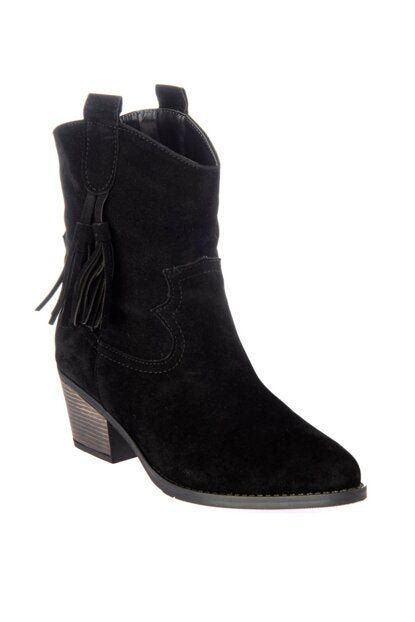 Women's Black Suede Boots