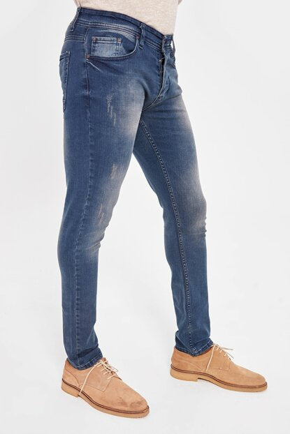 Men's Indigo Skinny Jeans