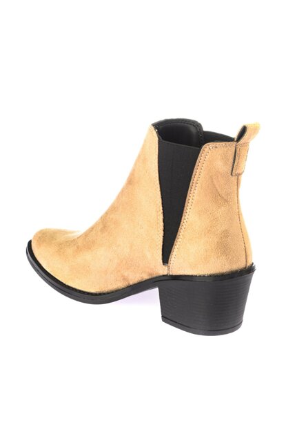Women's Beige Suede Boot