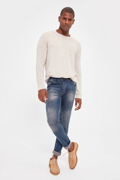 Men's Indigo Skinny Jeans