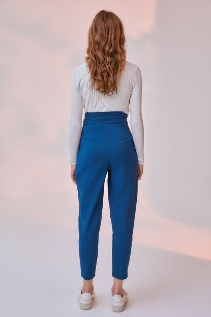 Women's Buckle Blue Pants