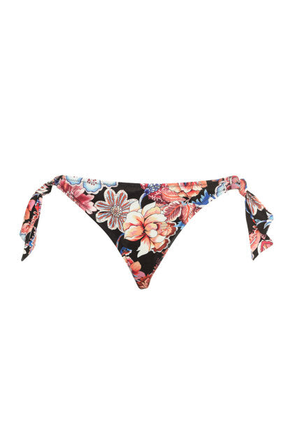 Women's Tie Sides Patterned Bikini Briefs