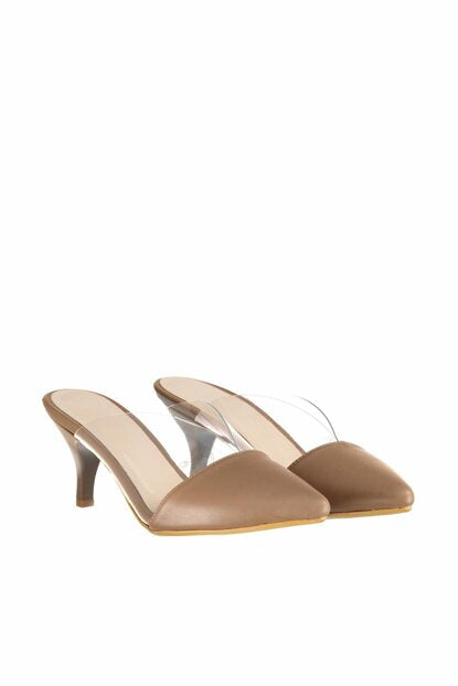 Women's Transparent Mink Slippers