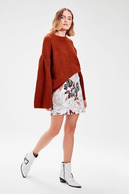 Women's Floral Pattern Skirt