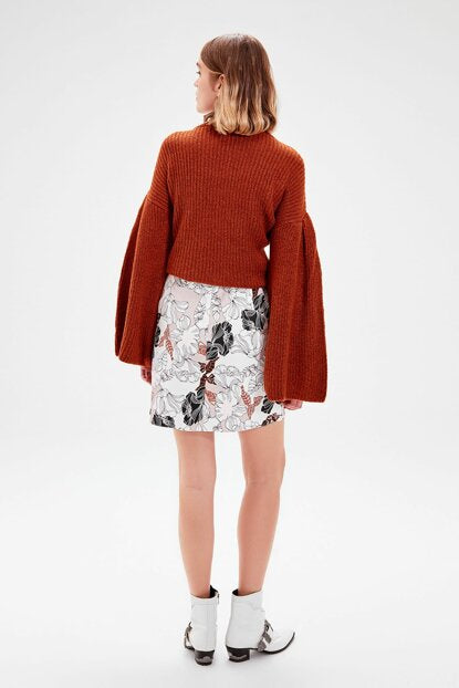 Women's Floral Pattern Skirt