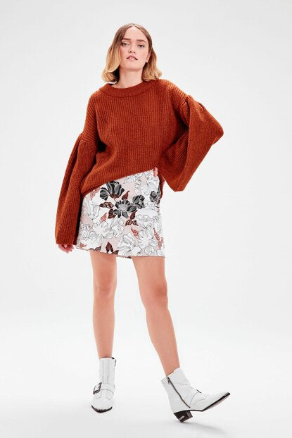 Women's Floral Pattern Skirt