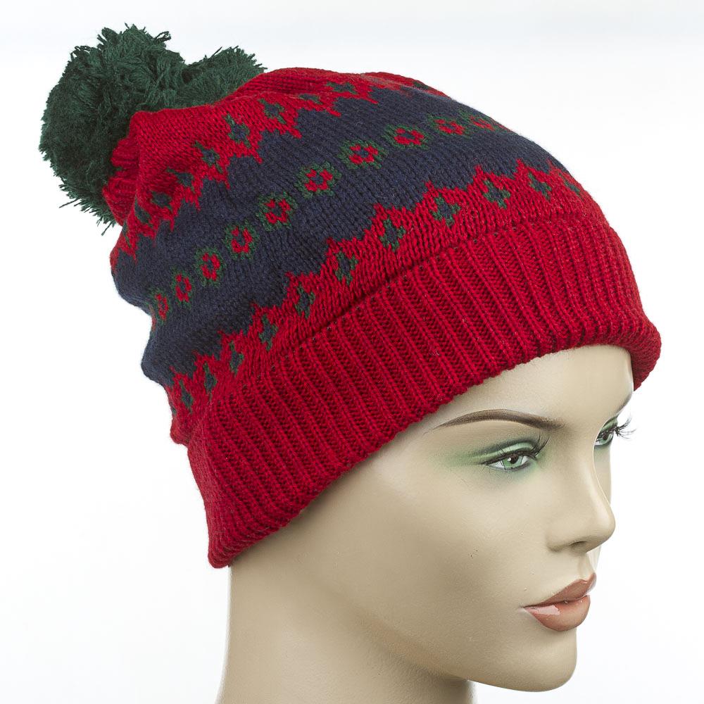 Women's Bobble Layered Beanie