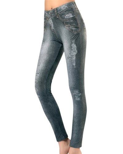 Fashion Denim Like Tights