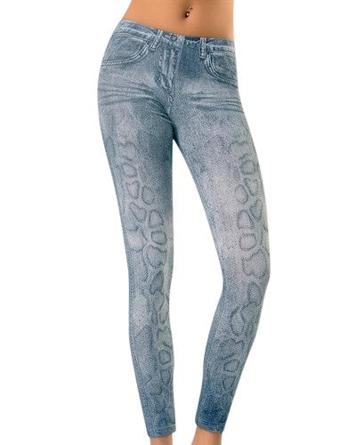 Denim Like Fashion Tights