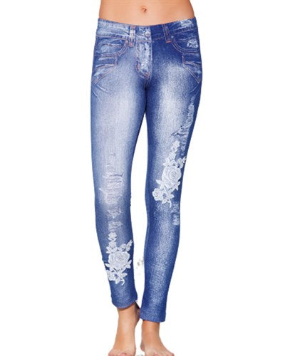 Women's Denim-like Fashion Tights