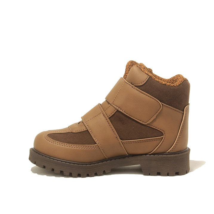 Boy's Velcro Strap Mink Boots