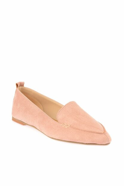 Women's Powder Rose Suede Babette