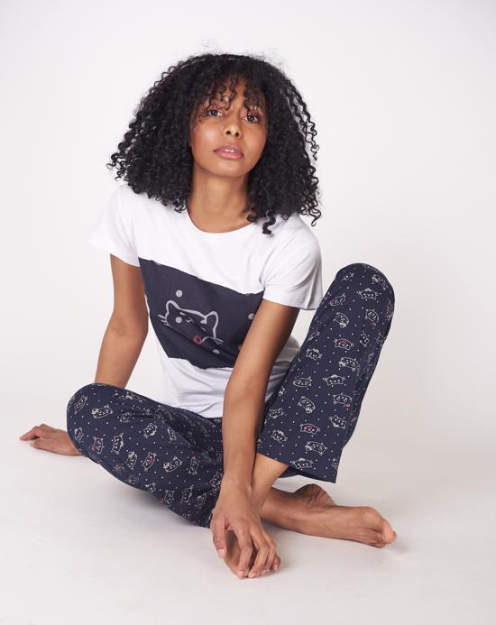 Women's Printed Pajama Set