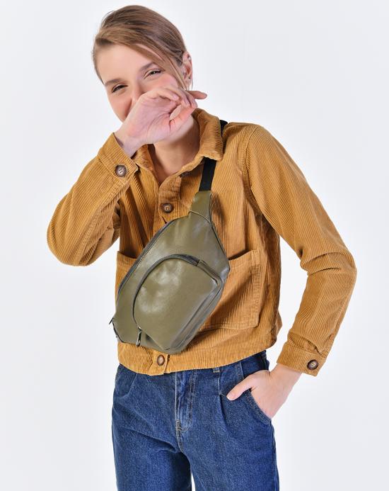 Women's Khaki Waist Bag