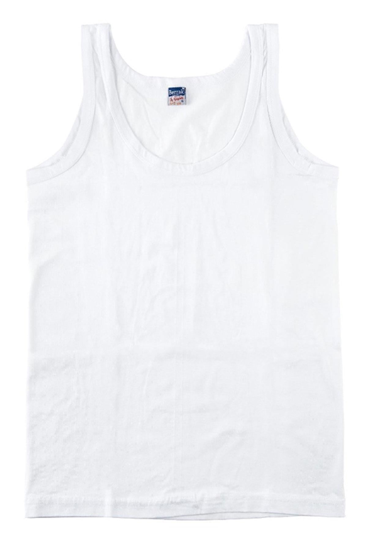 Boy's Cotton Sleeveless Undershirt- 6 Pieces