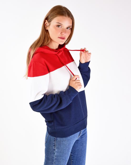 Women's Color Block Sweatshirt