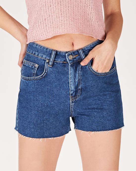 Women's Pocket Denim Shorts