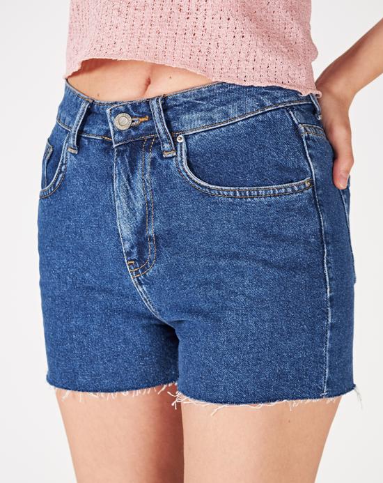 Women's Pocket Denim Shorts