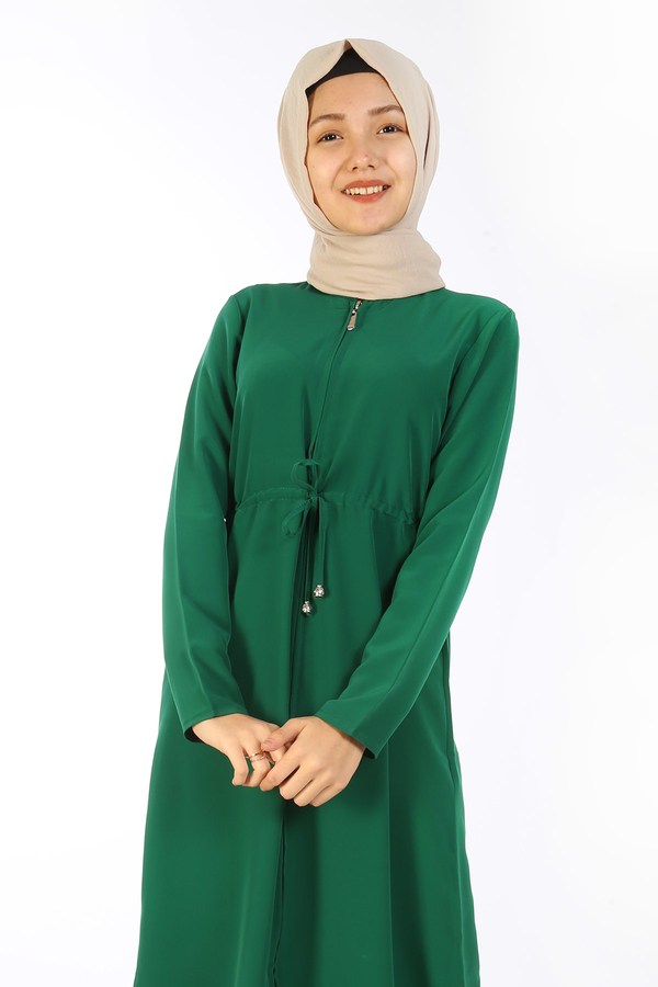 Teen Girl's Green Full Coat