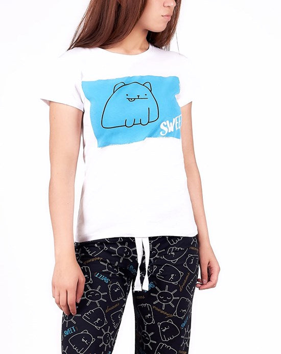 Women's Patterned Pajama Set