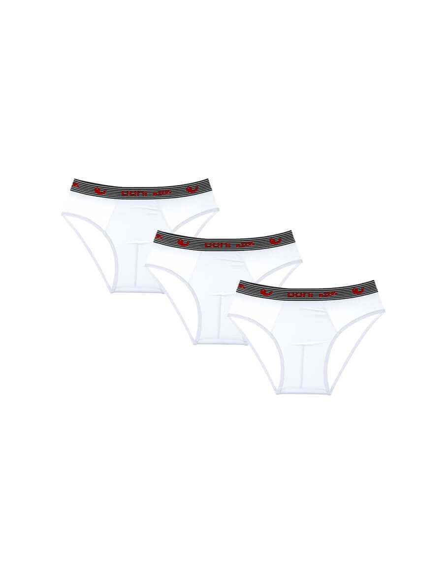 Boy's White Panty- 3 Pieces