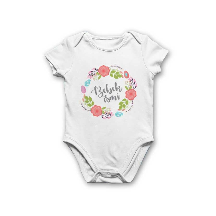 Baby Girl's Printed White Bodysuit