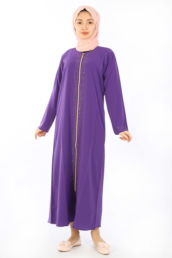 Teen Girl's Purple Full Coat