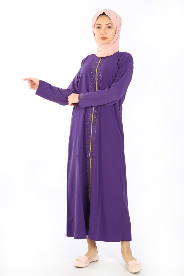 Teen Girl's Purple Full Coat