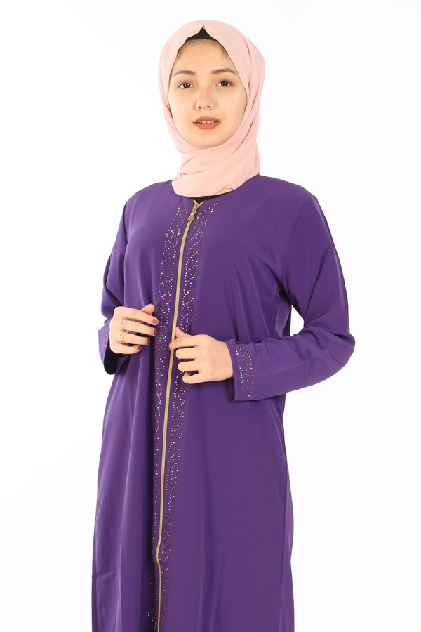 Teen Girl's Purple Full Coat