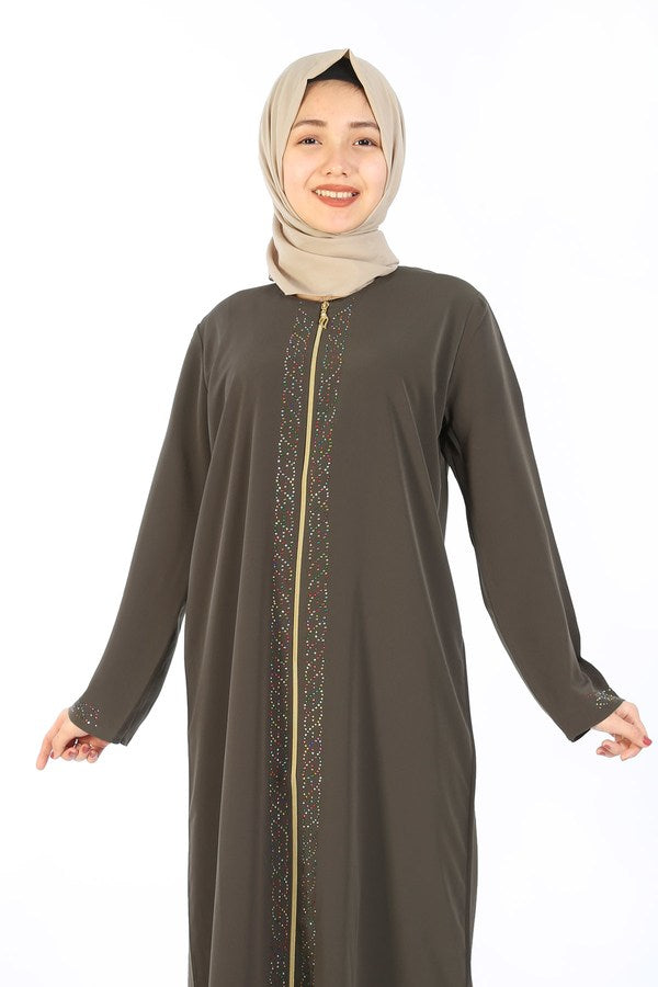 Teen Girl's Khaki Full Coat