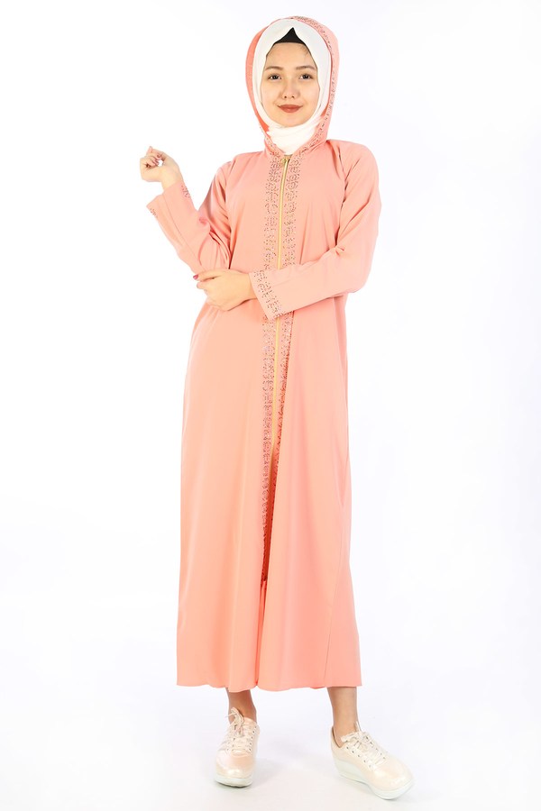 Teen Girl's Light Pink Full Coat